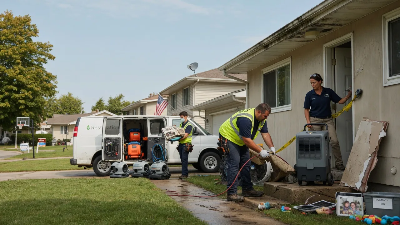 Water Damage Restoration in Green, KS near me